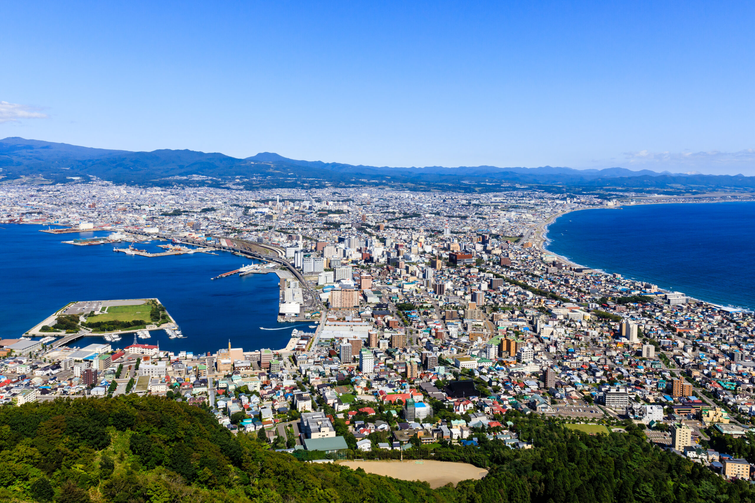 The View From Mt Hakodate 1 High 10MB Hakodate Photo Library 