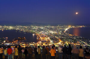 The night view from Mt. Hakodate looks like a sparkling jewelry box